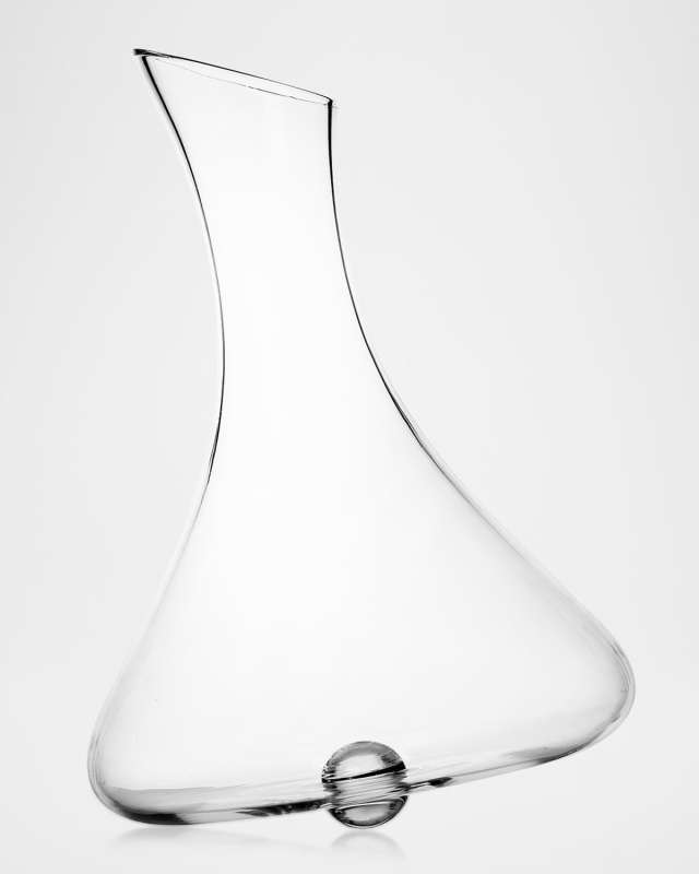 Luna Tilting Dot Decanter, 68 oz